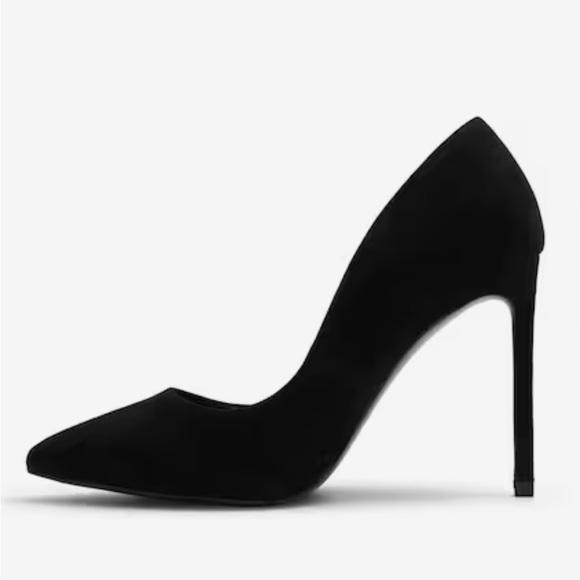 Women Pointed Black Pump Toe Heels - Picture 2 of 3